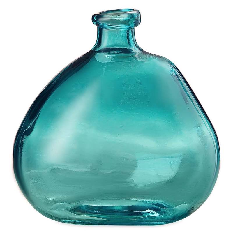 Askew Recycled Glass Balloon Vase, 9